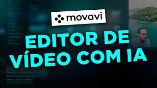 ESSE EDITOR para INICIANTES ME SURPREENDEU! - Movavi Video Editor 2023