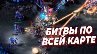 СУПЕР ДИНАМИЧНАЯ битва двух сильнейших корейских игроков - ByuN vs herO в StarCraft 2