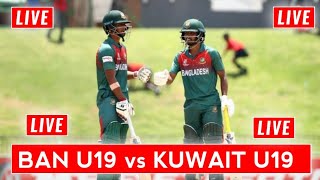 🔴U-19 Asia Cup Live: India U19 vs Pakistan U19 | Bangladesh U19 vs Kuwait U19 | Afghanistan vs Uae