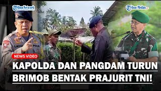 Pangdam Hingga Kapolda Maluku Turun Tangan Selesaikan Aksi Brimob Bentak Prajurit TNI!