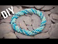 How to make a pearl beaded bangle with crystals | Live Jewelry Tutorial