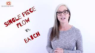 THE BEST -Single Piece Flow V.S. Batch example - Lean Manufacturing