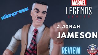 Marvel legends J. Jonah Jameson Retro Spiderman Aliexpress Action Figure Review