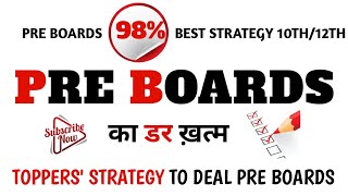 How To Study For Pre Board Exams | How To Top in Board Exam Best Timetable Strategy #cbse #studytips