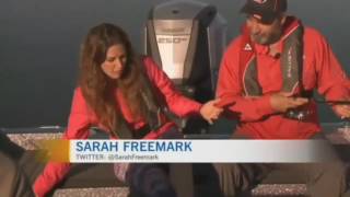 Lawrence Gunther Takes Sarah Freemark from CTV Television Fishing for Catfish.