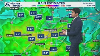 Showers and thunderstorms expected throughout holiday weekend | KENS 5 Weather Impact Forecast
