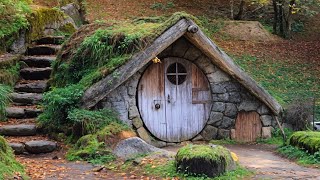 Construction of Fairy Dugout. Bushcraft Shelter. Start to Finish