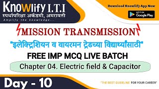 FREE IMP MCQ LIVE BATCH for ITI & POLY Electrical Students Day-10