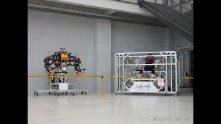 【搬入・設置風景】人型重機「零式人機 ver 1 2」、「人機操作機 ver 3 2」の展示