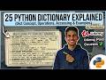25 Python Dictionary Explained | Dictionaries in Python for Beginners | Udemy Paid Courses ✅