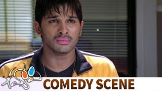 Allu Arjun Tries Hard to Stop Genelia's Marriage With Manoj Bajpayee | Happy Movie Comedy Scenes