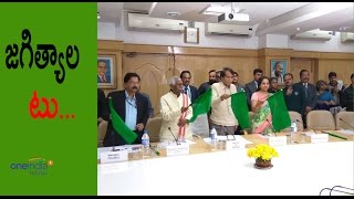 Railway Minister Suresh Prabhu Launch Jagityal-Morthad Railway Service | Oneindia Telugu