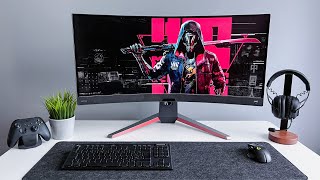 BEST GAMING MONITOR!? Ultrawide 34" 1ms 144hz | BenQ MOBIUZ EX3410R Monitor Review