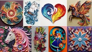 Art with paper | Paper Quilling Art | Quilling Paper Art Wall Hangings | Quilling For Beginners