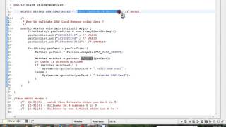 HOW TO VALIDATE PAN CARD NUMBER USING JAVA