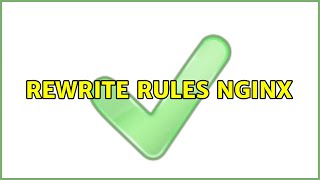 Rewrite Rules nginx