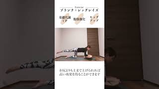 【腹筋バキバキ】バランスボードで「立たない」トレーニング・プランク＆レッグレイズ【室内・マンションOK】#shorts