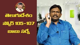 Babu Get Survey Report About 105 | తెలుగుదేశం స్కోర్ 105- 107 బాబు స‌ర్వే