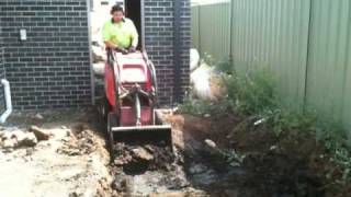 Absolute Mini Digger Services - Spa, Pond Excavation on Dingo K94-820mm Access