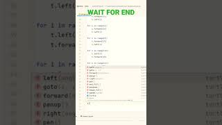 Creating YouTube Logo with turtle in python 😯😃 || YouTube Logo in python😄😃 #coding #short #shorts