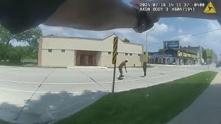 Columbus police release bodycam video showing fatal shooting of knife-wielding man in Milwaukee