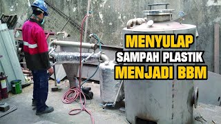 Mesin Destilator Sampah Plastik Jadi BBM