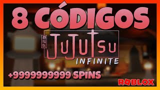 ✅8 CÓDIGOS NUEVOS de  🔥 JUJUTSU INFINITE  🔥 Roblox 2024  🔥 +650 Spins GRATIS  🔥JUEGO NUEVO 🔥 EMiLiOR