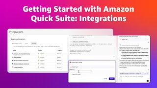 External Integrations with Connectors | Getting Started with Amazon Quick Suite