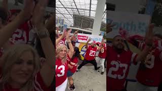 49ers fans chant Levi’s South after whipping on the Rams  #49ersfaithful #49ers