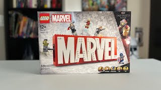 Lego Marvel Logo (76313)) review