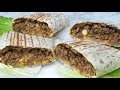 اسرع وجبة طاكوس بالكفتة ألذ مايكون 🌯