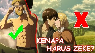 Kenapa Eren Lebih Memilih Zeke Ketimbang Historia Untuk Mengaktifkan Kekuatan Titan Kordinat..??