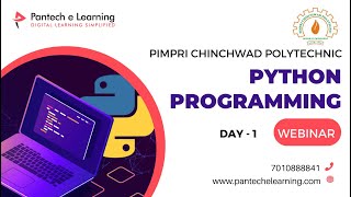 Day-1 PYTHON PROGRAMMING | Pantech Knowledge sharing Program| #pantechelearning
