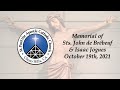 Memorial of Sts. John de Brébeuf & Isaac Jogues | October 19th, 2021