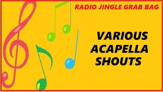 RADIO JINGLE GRAB BAG - VARIOUS ACAPELLA SHOUTS