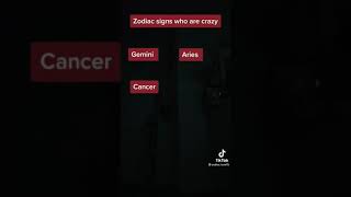 🤯Zodiac signs who are crazy🤯