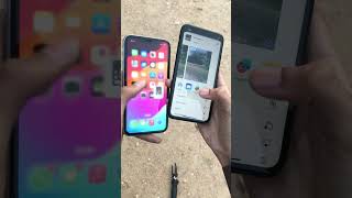 iPhone 11 vs iPhone XR Airdrop testing wow Amazing features #appleiphone #iphone11