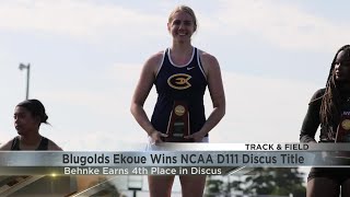 Blugolds Ekoue crowned national champion