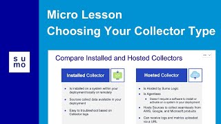 Microlesson: Choosing Your Collector Type
