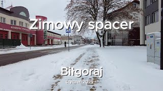 Zimowy spacer w Biłgoraju | Biłgoraj zimą | Biłgoraj w śniegu | Hyperlapse DJI Pocket 2