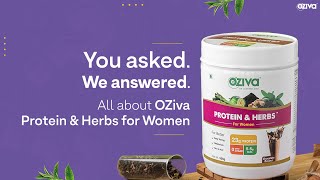 Ask Us Anything: OZiva Protein & Herbs Women | Benefits | For Weight Loss | Immunity Booster | OZiva