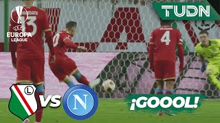 ¡Cayó el empate! ¡Gol de Zielinsky| Legia 1-1 Nápoli | Europa League 20/21 - J4 | TUDN