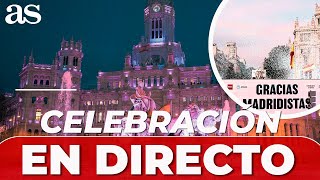 REAL MADRID CAMPEÓN LIGA  en VIVO I Fiesta en CIBELES