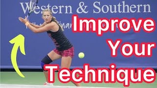 3 Tips To Improve Your Forehand And Backhand (Easy Tennis Improvement)