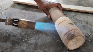 How to make Bamboo milk shake glass/ milk shake glass making process.