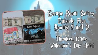 Escape Room Series | Episode Five | Rooms One and Two | Unsolved Crime | Giveaway