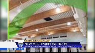 New multipurpose room at McManus Elementary