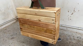 How To Turn An Old Pallet Into A Valuable Product - Pallet Wood Recycling Project