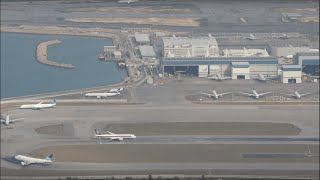 8K Hong Kong Airport Plane spotting with ATC