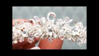 Swarovski Crystal \u0026 Rhinestone Bridal Tiara Comb by Hair Comes the Bride